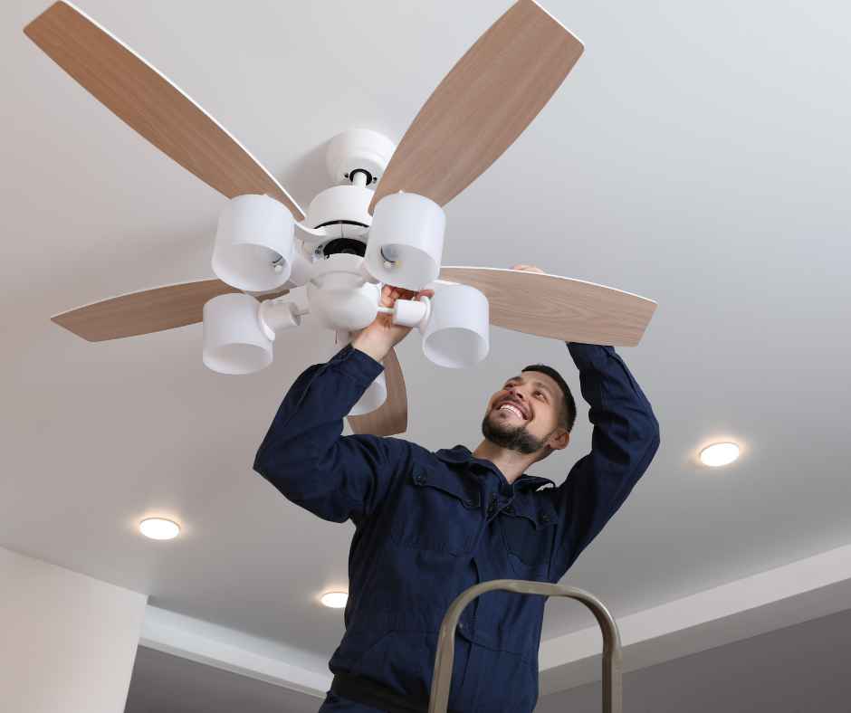 Installing a ceiling fan